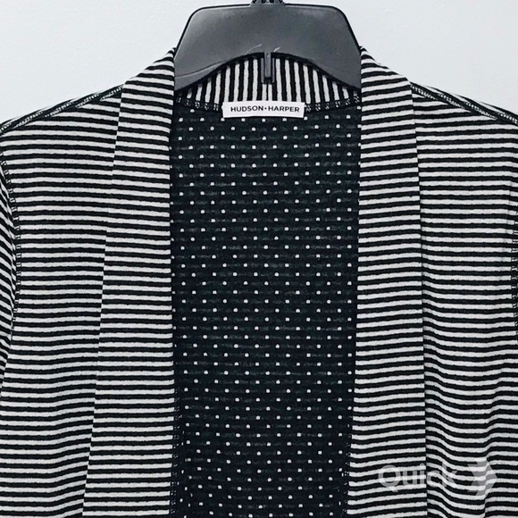 New Striped Pattern Long Sleeve Cardigan - Picture 2 of 10